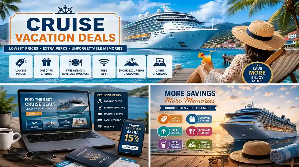 Cruise Vacation Deals: How to Find the Lowest Prices and Extra Perks